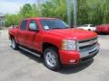 2011 Victory Red Chevrolet Silverado 1500 LT Crew Cab 4x4  photo #8