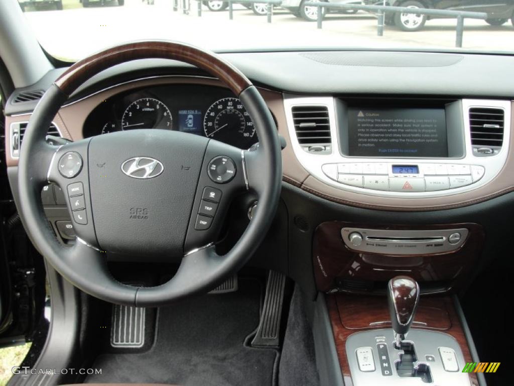 Saddle Interior 2011 Hyundai Genesis 4.6 Sedan Photo #49146392