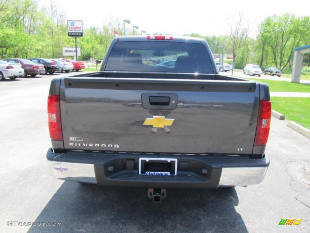 2011 Silverado 1500 LT Crew Cab 4x4 - Taupe Gray Metallic / Ebony photo #4