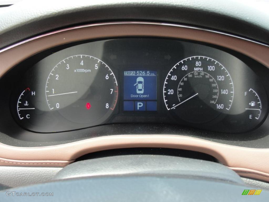 2011 Hyundai Genesis 4.6 Sedan Gauges Photo #49146506