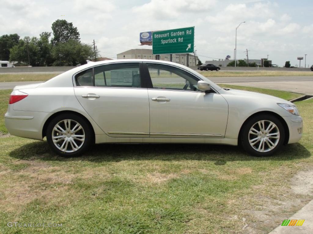 Platinum Metallic 2011 Hyundai Genesis 4.6 Sedan Exterior Photo #49146578