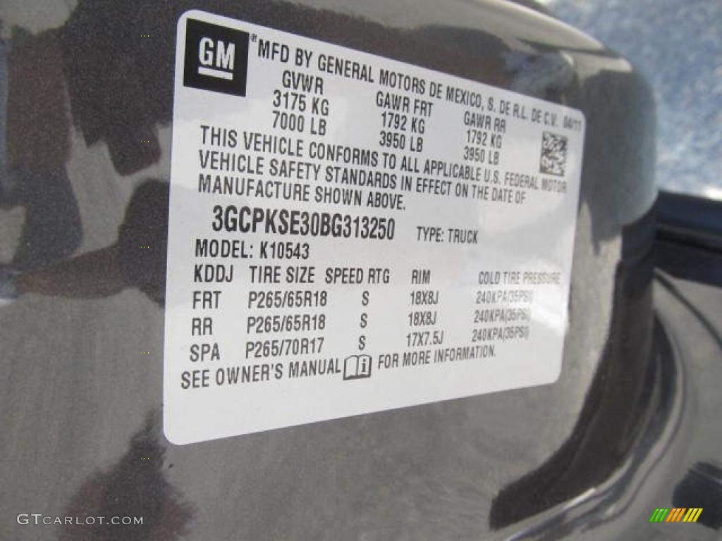 2011 Silverado 1500 LT Crew Cab 4x4 - Taupe Gray Metallic / Ebony photo #14