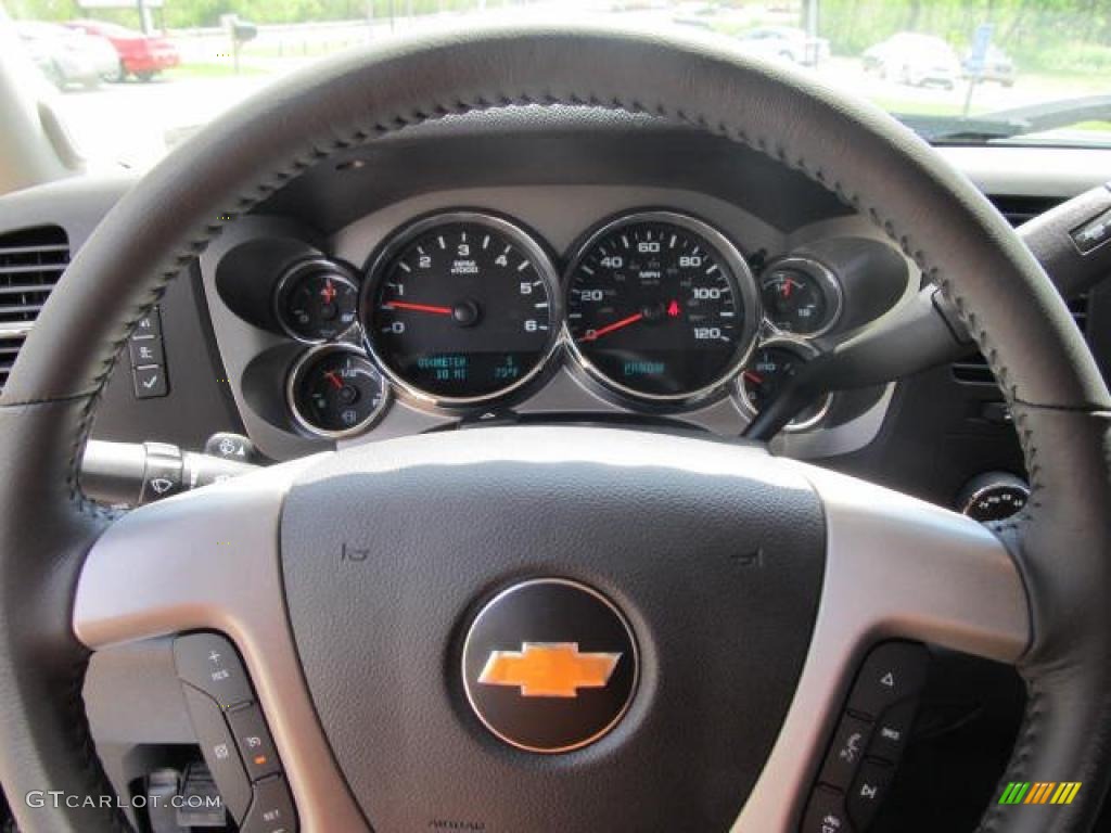2011 Silverado 1500 LT Crew Cab 4x4 - Taupe Gray Metallic / Ebony photo #15