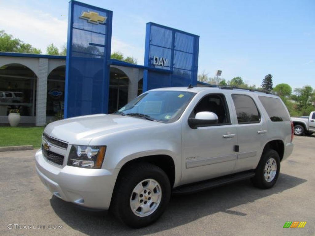 2011 Tahoe LS 4x4 - Sheer Silver Metallic / Light Titanium/Dark Titanium photo #1