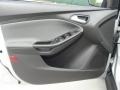 Charcoal Black 2012 Ford Focus SE Sedan Door Panel