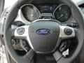 Charcoal Black 2012 Ford Focus SE Sedan Steering Wheel