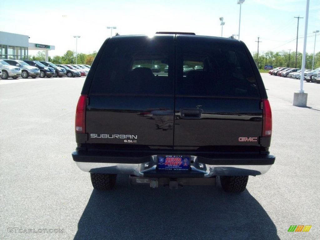1999 Suburban K2500 SLT 4x4 - Onyx Black / Neutral photo #14
