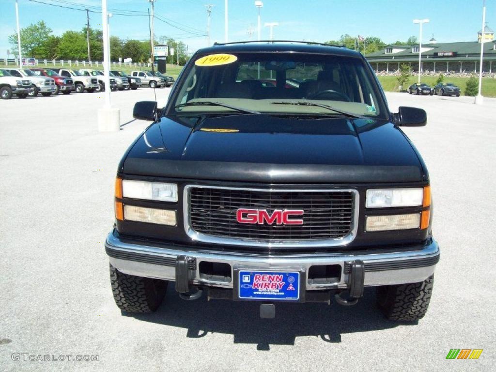 1999 Suburban K2500 SLT 4x4 - Onyx Black / Neutral photo #20
