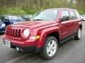 2011 Deep Cherry Red Crystal Pearl Jeep Patriot Latitude 4x4  photo #1