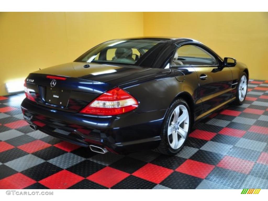 Majestic Black Metallic 2009 Mercedes-Benz SL 550 Roadster Exterior Photo #49149032
