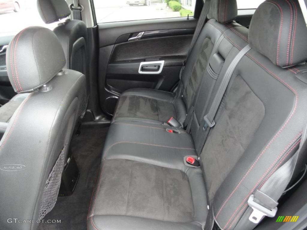 Black Interior 2008 Saturn VUE Red Line Photo #49149890