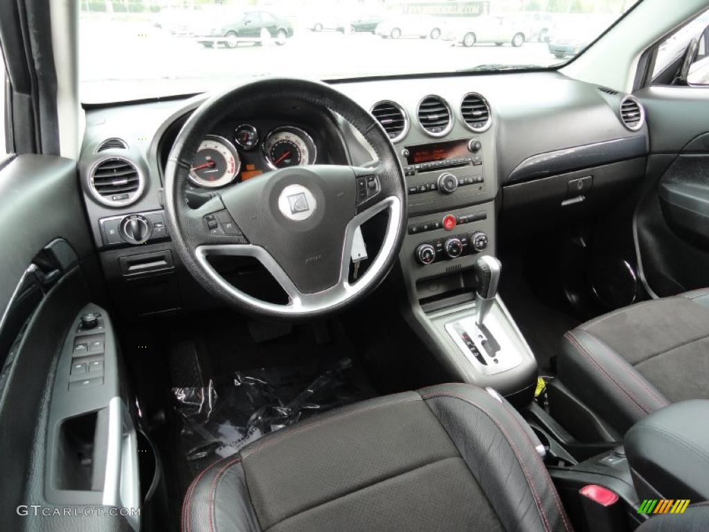 Black Interior 2008 Saturn VUE Red Line Photo #49149911