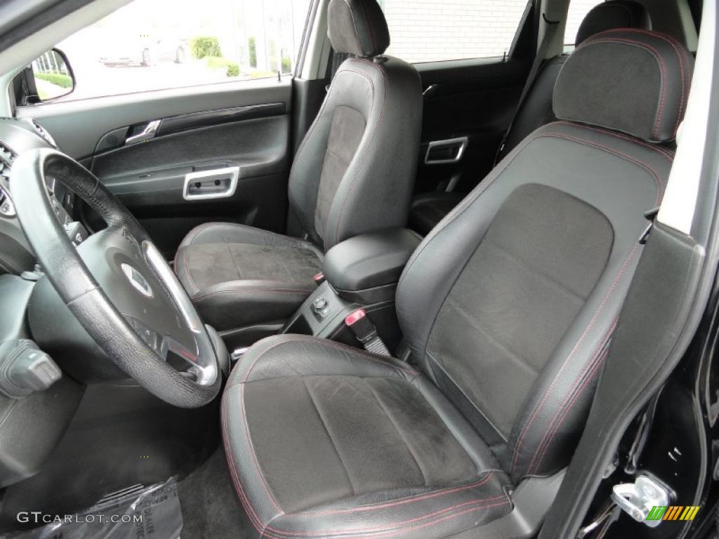 Black Interior 2008 Saturn VUE Red Line Photo #49149926