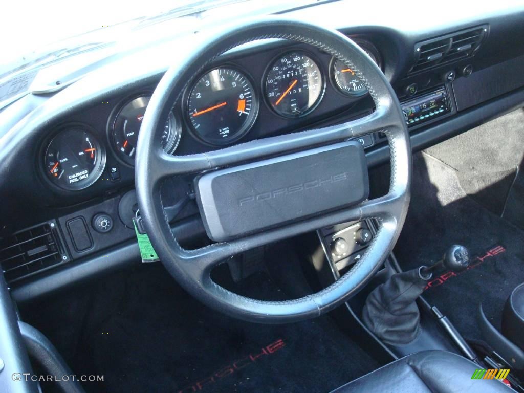 1988 911 Carrera Coupe - Black / Black photo #11