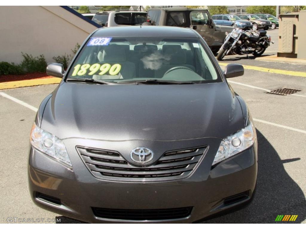 2008 Camry LE V6 - Magnetic Gray Metallic / Ash photo #2