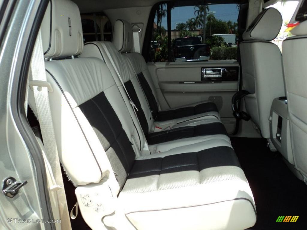 Stone/Charcoal Black Interior 2008 Lincoln Navigator L Limited Edition 4x4 Photo #49153814