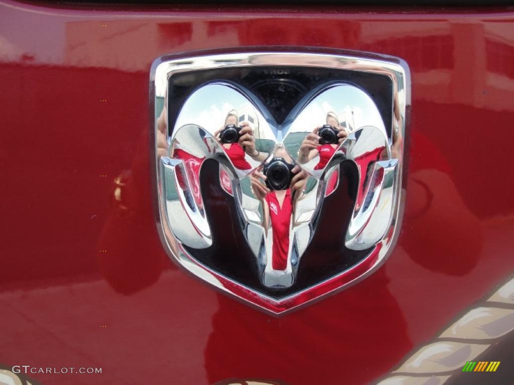 2009 Ram 3500 SLT Quad Cab 4x4 Dually - Inferno Red Crystal Pearl / Khaki photo #26