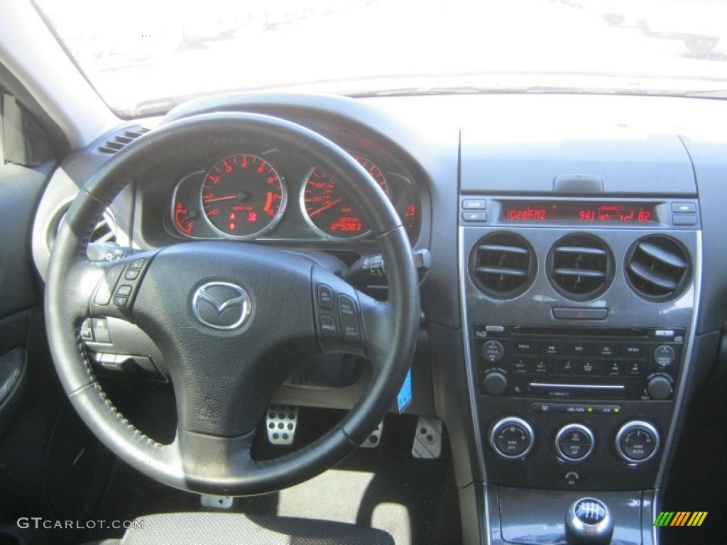 2007 MAZDA6 MAZDASPEED6 Sport - Black Mica / Black photo #4