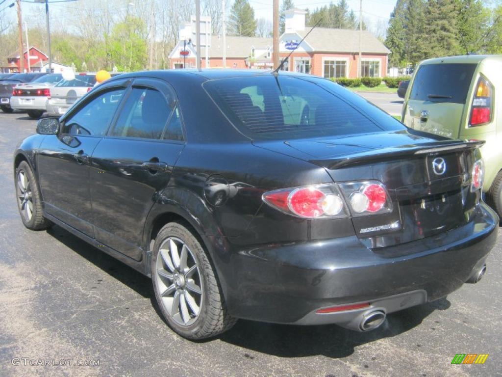 2007 MAZDA6 MAZDASPEED6 Sport - Black Mica / Black photo #13