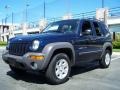 2003 Patriot Blue Pearl Jeep Liberty Sport 4x4  photo #1