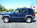 2003 Patriot Blue Pearl Jeep Liberty Sport 4x4  photo #3