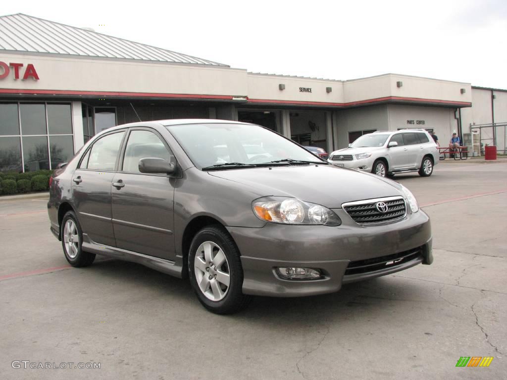 2007 Corolla S - Phantom Gray Pearl / Dark Charcoal photo #1