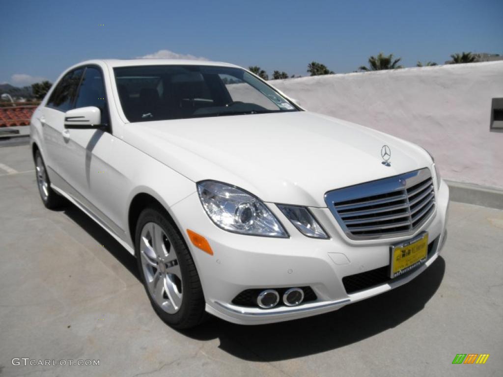 2011 E 350 Sedan - Arctic White / Black photo #1