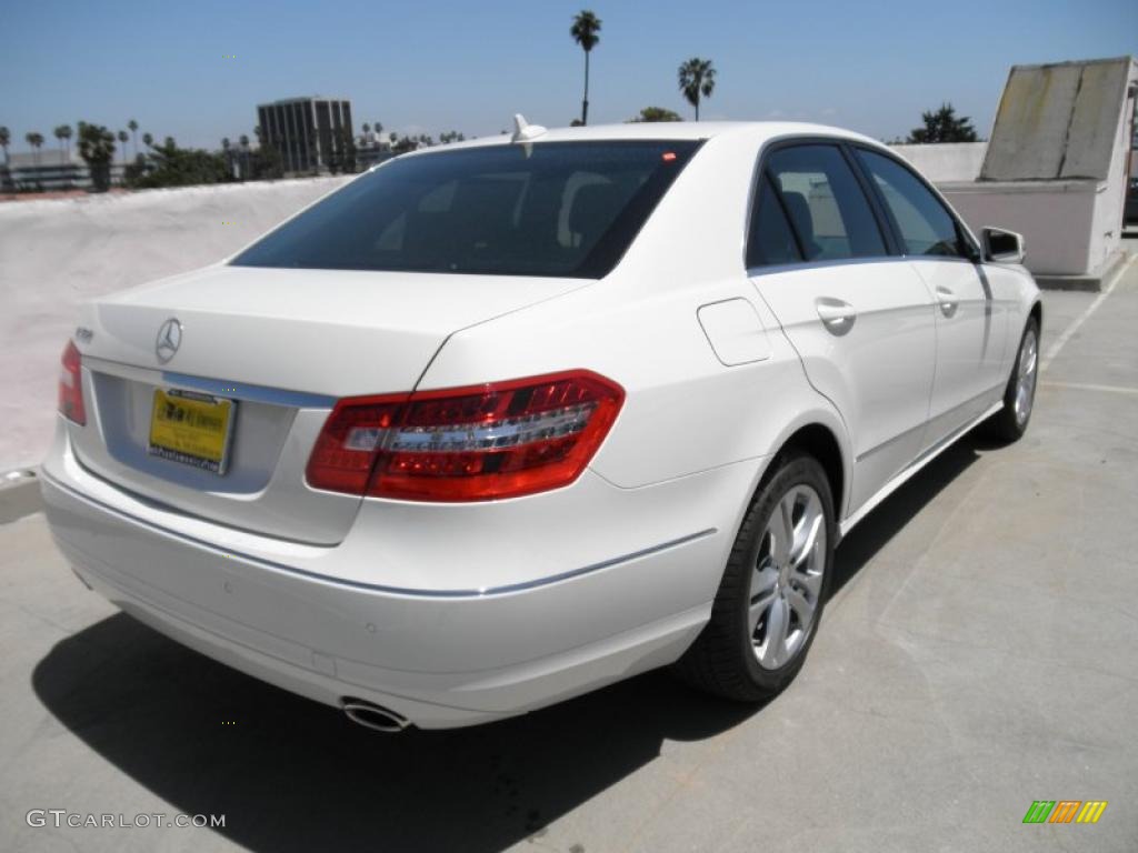 2011 E 350 Sedan - Arctic White / Black photo #4