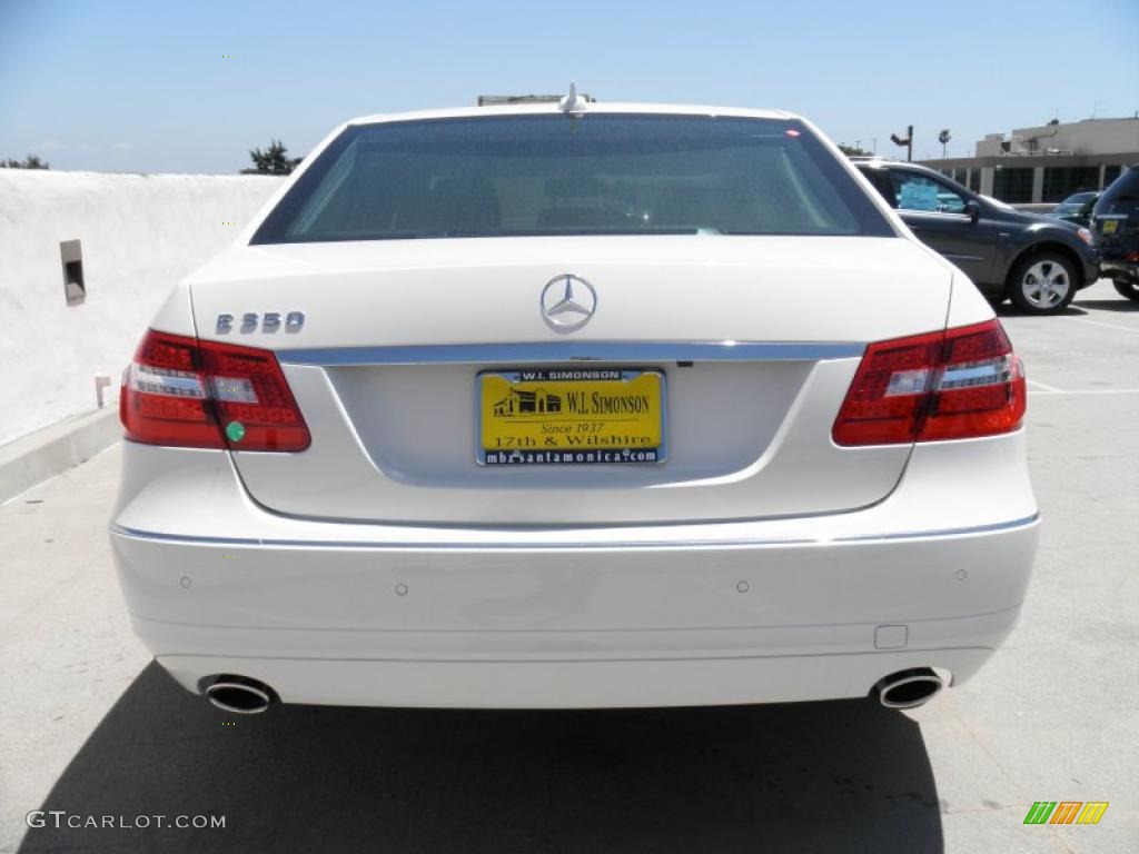 2011 E 350 Sedan - Arctic White / Black photo #5