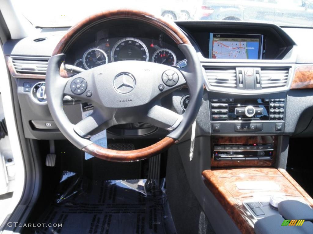 2011 E 350 Sedan - Arctic White / Black photo #9