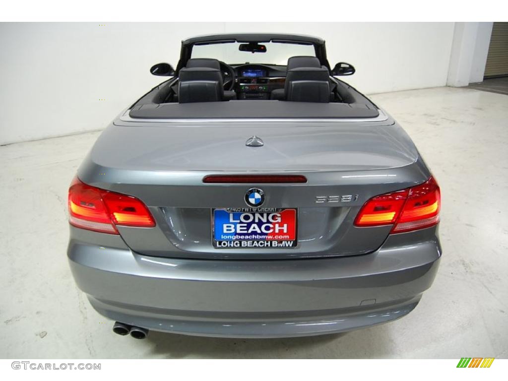 2008 3 Series 328i Convertible - Space Grey Metallic / Black photo #7