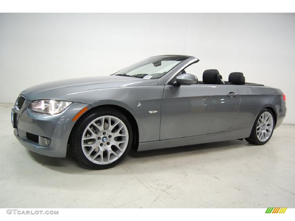 2008 3 Series 328i Convertible - Space Grey Metallic / Black photo #10