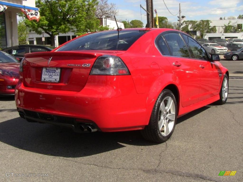 2008 G8 GT - Liquid Red / Onyx/Red photo #4