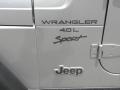 2000 Silverstone Metallic Jeep Wrangler Sport 4x4  photo #3