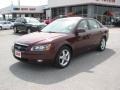 2007 Dark Cherry Red Hyundai Sonata SE V6  photo #2