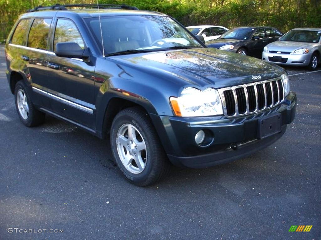 2005 Grand Cherokee Limited 4x4 - Deep Beryl Green Pearl / Medium Slate Gray photo #3