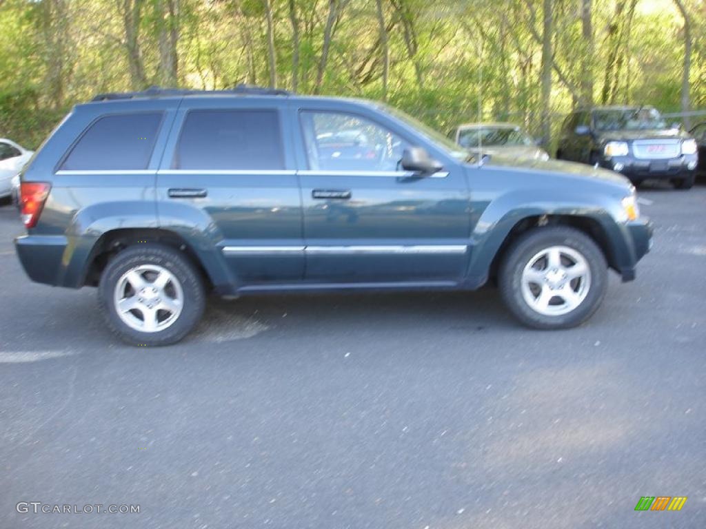 2005 Grand Cherokee Limited 4x4 - Deep Beryl Green Pearl / Medium Slate Gray photo #7