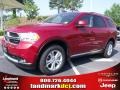 2011 Inferno Red Crystal Pearl Dodge Durango Crew  photo #1