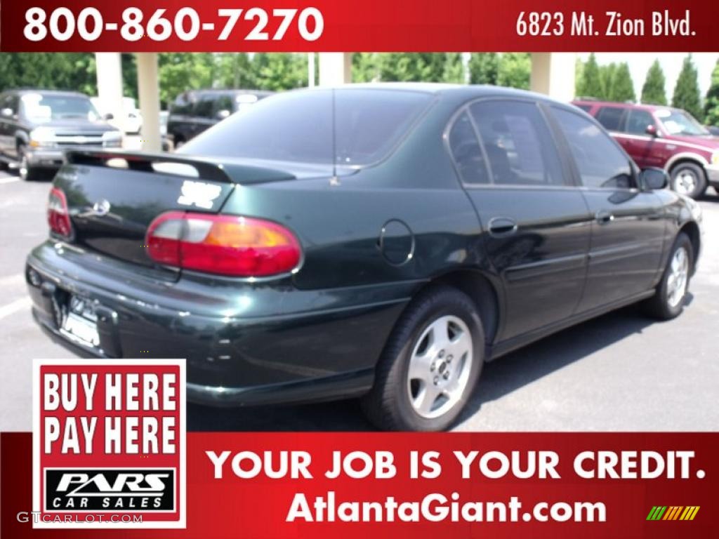 2003 Malibu LS Sedan - Medium Forest Green Metallic / Neutral Beige photo #3