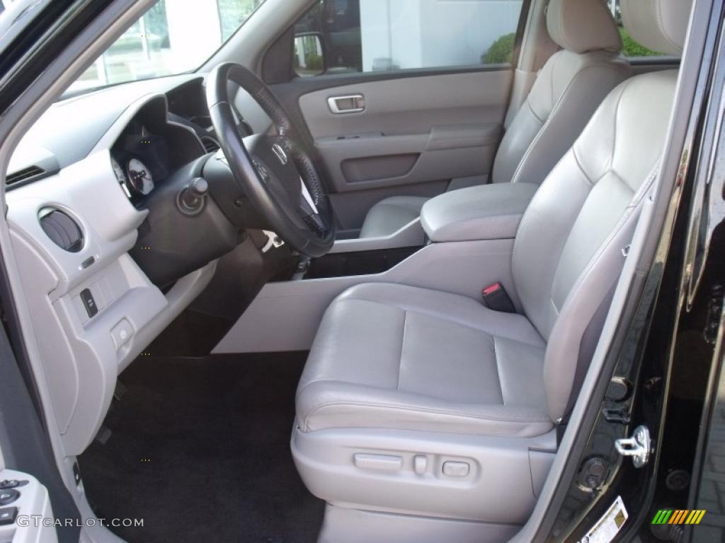 Gray Interior 2009 Honda Pilot EX-L Photo #49163753
