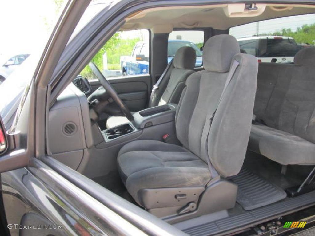 2004 Silverado 1500 Z71 Extended Cab 4x4 - Black / Medium Gray photo #15