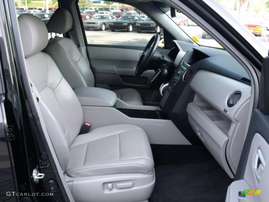Gray Interior 2009 Honda Pilot EX-L Photo #49163894