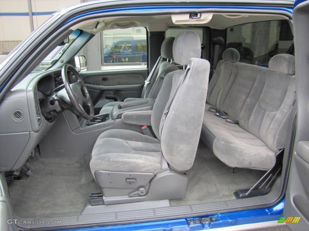 2003 Silverado 1500 LS Extended Cab 4x4 - Arrival Blue Metallic / Dark Charcoal photo #18