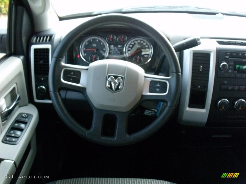 2009 Ram 1500 SLT Crew Cab - Brilliant Black Crystal Pearl / Dark Slate/Medium Graystone photo #23