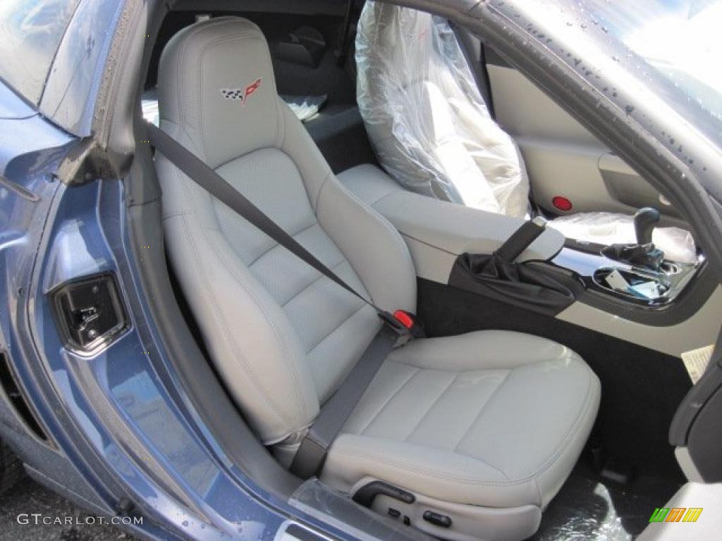 Titanium Gray Interior 2011 Chevrolet Corvette Grand Sport Coupe Photo #49165430