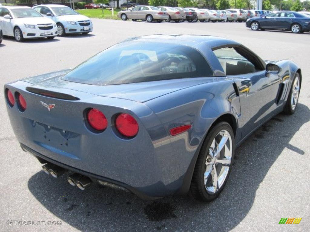 2011 Corvette Grand Sport Coupe - Supersonic Blue Metallic / Titanium Gray photo #10