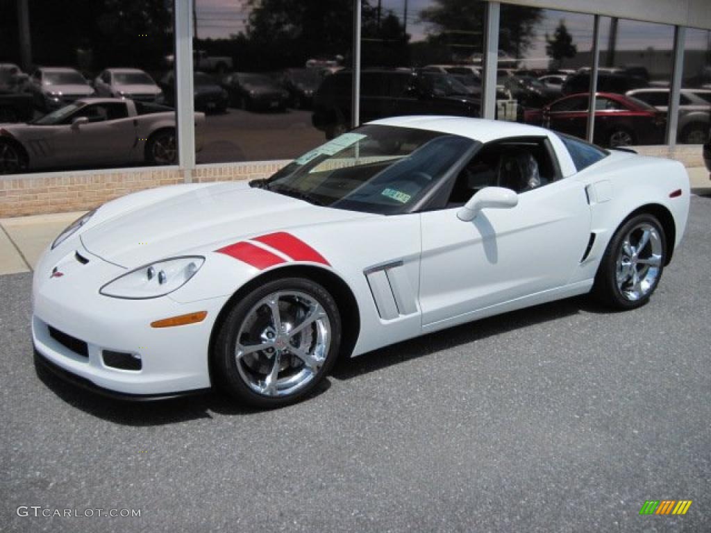 Arctic White 2011 Chevrolet Corvette Grand Sport Coupe Exterior Photo #49165502