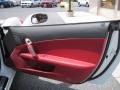 2011 Chevrolet Corvette Ebony Black/Red Interior Door Panel Photo