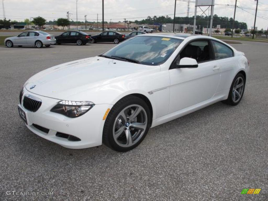 2010 6 Series 650i Coupe - Alpine White / Black photo #2