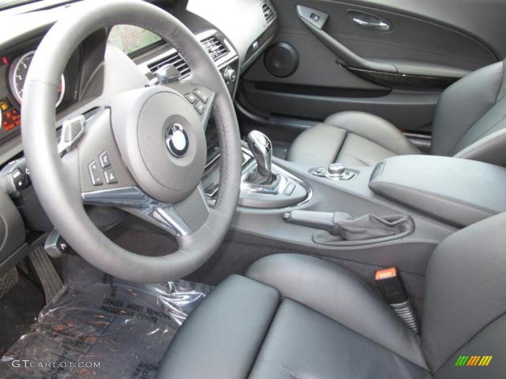 Black Interior 2010 BMW 6 Series 650i Coupe Photo #49165904